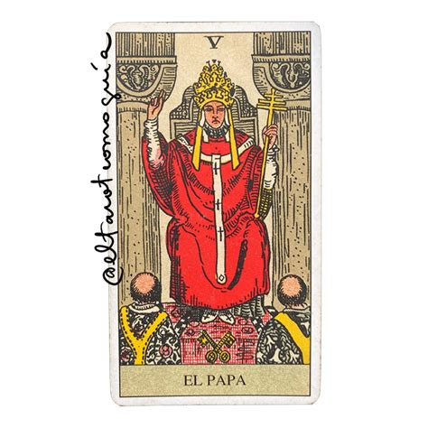 el papa tarot|El Papa o El Hierofante (Le Pape)